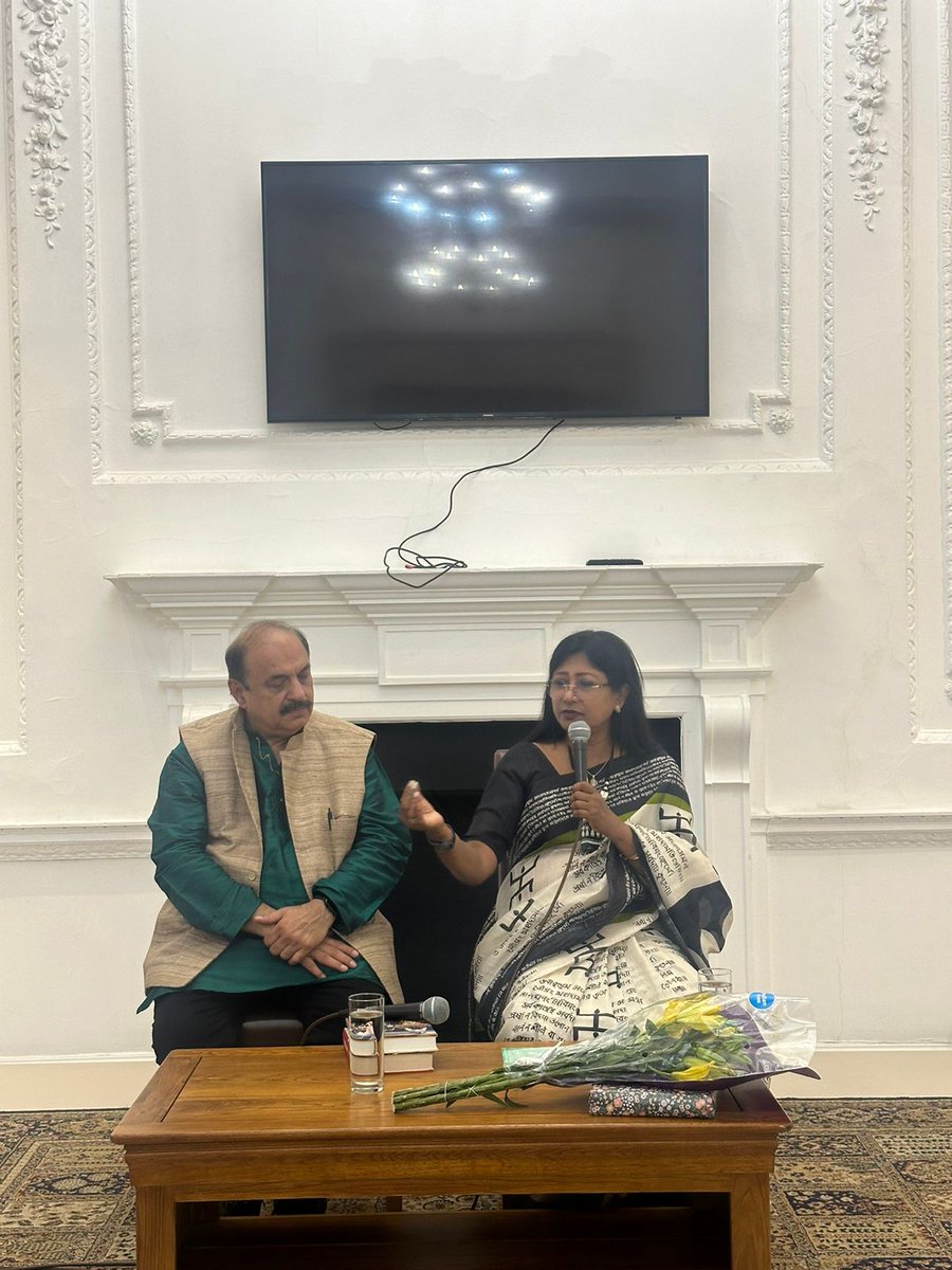 ICCR in the UK (@thenehrucentre) on Twitter photo An inspiring dialogue with writer, politician and sociologist, Dr. Mahua Maji <a href="/TheNehruCentre/">ICCR in the UK</a>, with Mr. Tejinder Sharma about her experience in literature and politics.
<a href="/HCI_London/">India in the UK</a> <a href="/iccr_hq/">ICCR</a> <a href="/MinOfCultureGoI/">Ministry of Culture</a> <a href="/VDoraiswami/">Vikram Doraiswami</a> <a href="/sujitjoyghosh/">Sujit Ghosh</a> <a href="/jsnaorem/">naorem</a> An inspiring dialogue with writer, politician and sociologist, Dr. Mahua Maji <a href="/TheNehruCentre/">ICCR in the UK</a>, with Mr. Tejinder Sharma about her experience in literature and politics.
<a href="/HCI_London/">India in the UK</a> <a href="/iccr_hq/">ICCR</a> <a href="/MinOfCultureGoI/">Ministry of Culture</a> <a href="/VDoraiswami/">Vikram Doraiswami</a> <a href="/sujitjoyghosh/">Sujit Ghosh</a> <a href="/jsnaorem/">naorem</a>