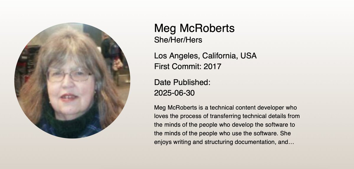 jenkinsci's tweet image. 🚀Meet @MegMcRoberts – technical content developer who found a new home with the Jenkins community! 📚 From finding a new life as a technical writer to shaping better contributor experiences, her journey is full of insight & impact. 👇Read more: contributors.jenkins.io/pages/contribu…