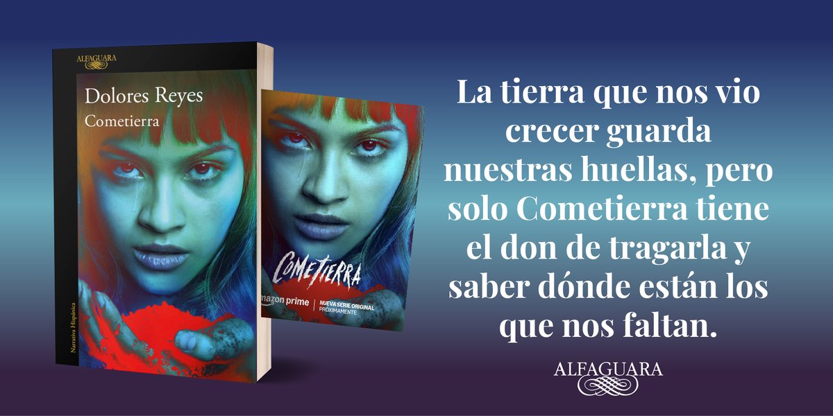 Alfaguara Editorial (@alfaguaramex) on Twitter photo ¡Esto es increíble! Amazon Prime (<a href="/PrimeVideoLat/">Prime Video LATAM</a>) se encargará de la adaptación de la obra, COMETIERRA de Dolores Reyes. ¡Será una serie! 📖🎬 ¡Esto es increíble! Amazon Prime (<a href="/PrimeVideoLat/">Prime Video LATAM</a>) se encargará de la adaptación de la obra, COMETIERRA de Dolores Reyes. ¡Será una serie! 📖🎬
