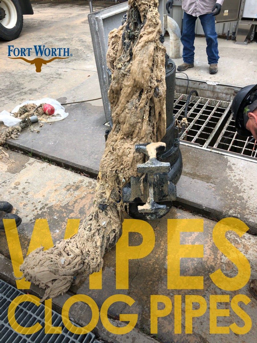 Having friends and family over for the 4th of July? Make sure to remind them that #WipesClogPipes! Don't flush wipes even if they are labeled "flushable."

Flushing anything except the 3 P's (Pee, Poop, &amp; toilet Paper) is a GREAT way to ruin your 4th of July weekend!🎆
