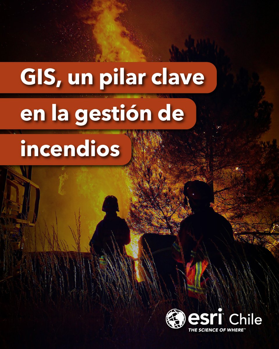 ESRIChile's tweet image. Hoy 30 de junio es el Día del Bombero y queremos agradecer enormemente a quienes realizan esta gran labor día a día 🧑🚒👏
En este post te mostramos cómo la tecnología geoespacial puede ser de ayuda para enfrentar incendios 🌐🚒
#Esri #EsriChile #TheScienceOfWhere #DiaDelBombero