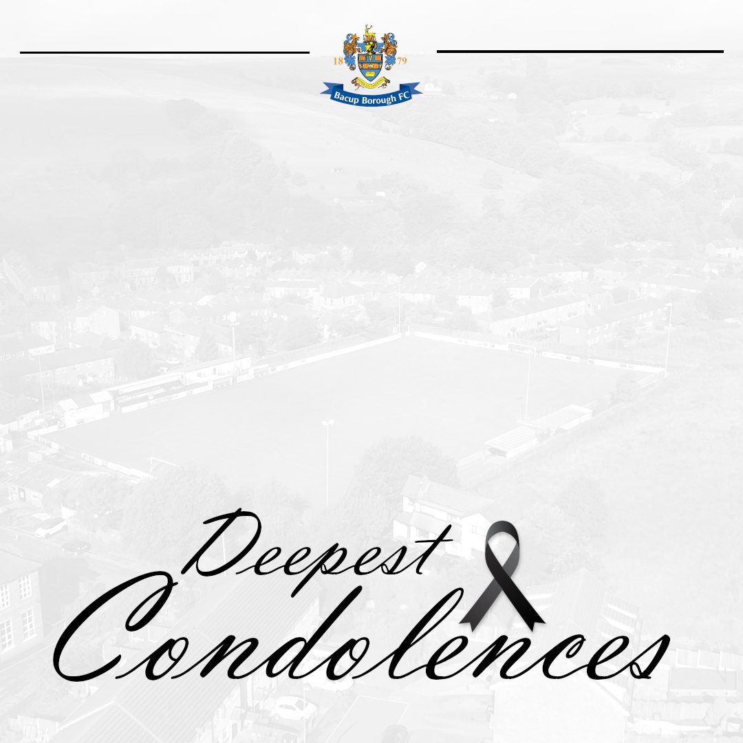 Everybody <a href="/BacupBoro/">Bacup Borough FC</a> would like to send their deepest condolences to our friends <a href="/ashtontownfc/">Ashton Town FC</a> on what is an extremely tragic and difficult time 😢💔