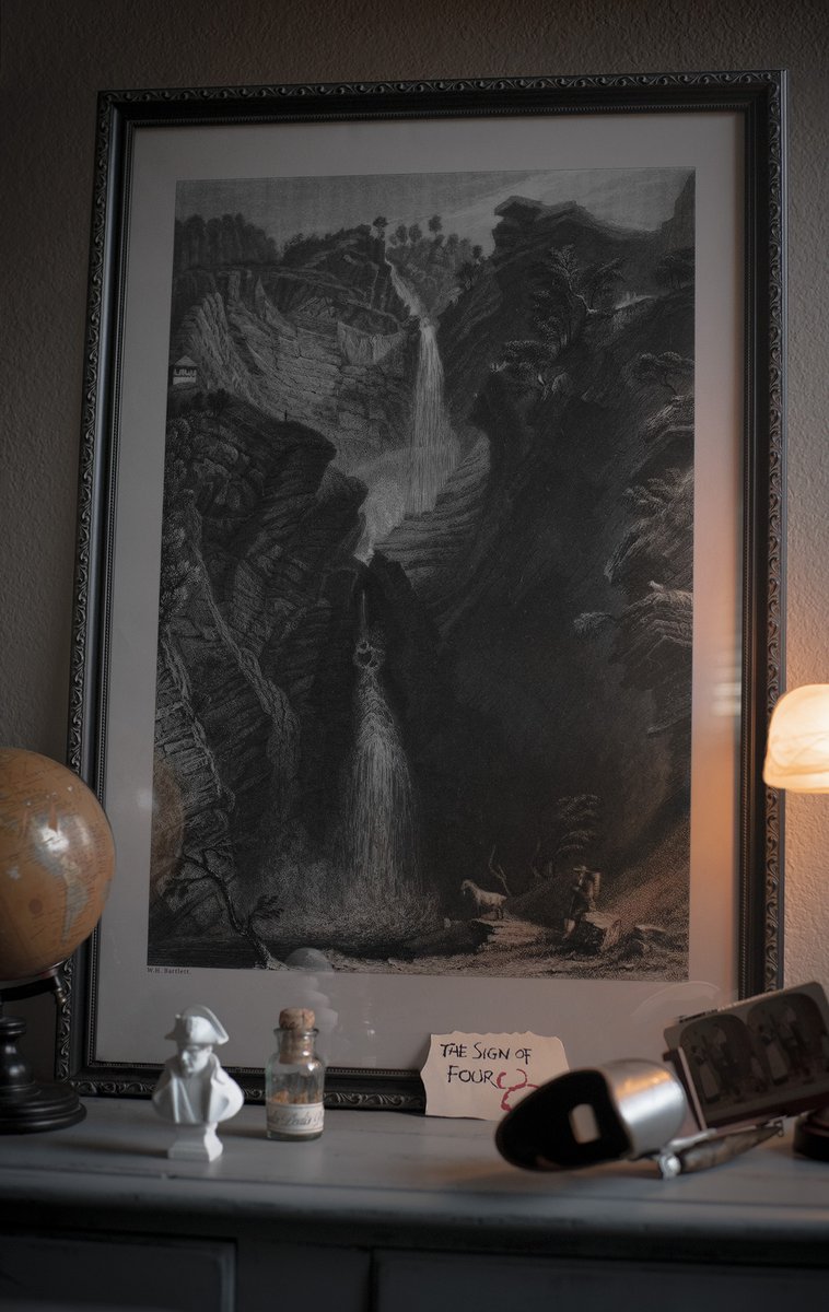 Artifact from EP53 - The Falls of Reichenbach poster is back in stock in our online store.

Get yours - …ckian-relics-collection.myshopify.com