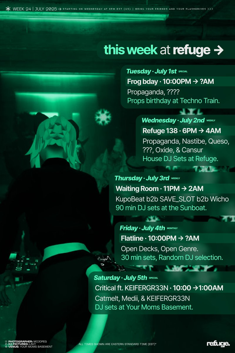 This week at Refuge.