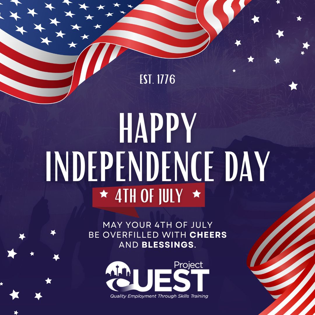 We will be closed today in observance of Independence Day. Our team will return and resume regular hours on Monday, July 7th.
Wishing you and your loved ones a safe and happy Fourth of July weekend! 🎆❤️🤍💙
#forthofjuly #independenceday #ProjectQUEST
