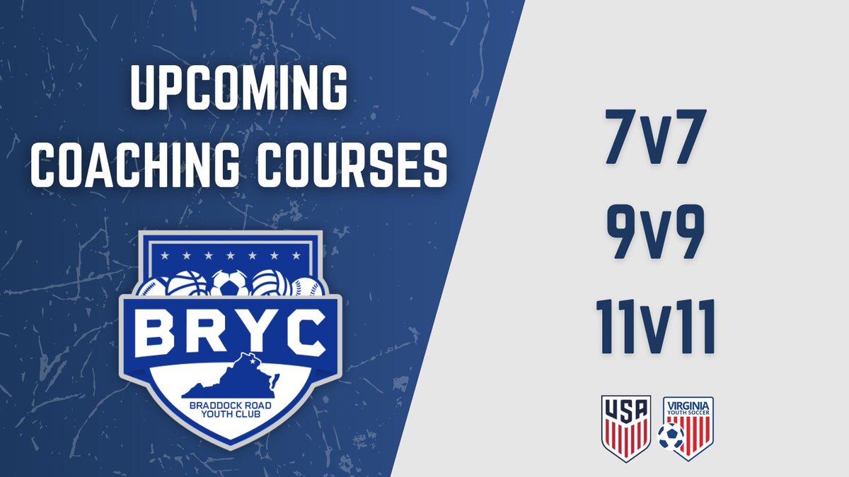 Register now for <a href="/BRYCElite/">BRYCElite</a> upcoming coaching courses!
7v7: learning.ussoccer.com/coach/courses/…
9v9: learning.ussoccer.com/coach/courses/…
11v11: learning.ussoccer.com/coach/courses/…