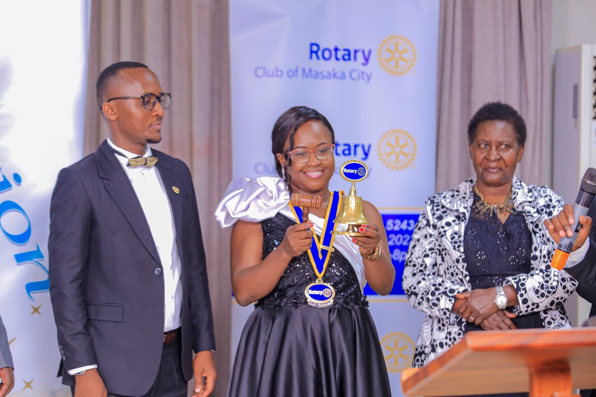 RCmasakaCity's tweet photo. About 28th Saturday 2025.
Hosting Rotarians, Rotaractors and friends witnessing the change of power.
Great thanks to the AG Dr. Kirumira and PAG. Timothy Basiima, it was great having you.
To the IPP. Mukama, thank you for the work
you have done https://t.co/jXf0TDxunD