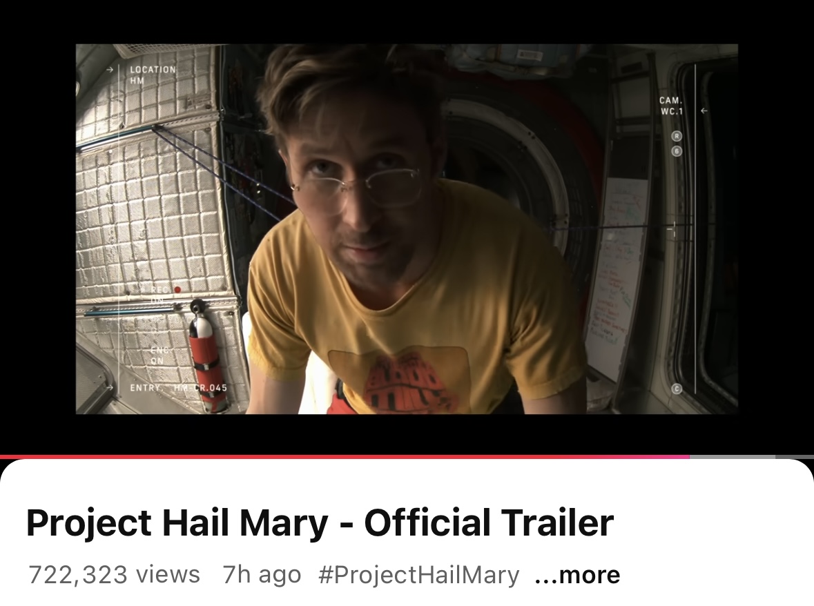 Easy Eye Sound (@easyeyesound) on Twitter photo "Blood Milk Moon" T-Shirt spotted in the new <a href="/projecthailmary/">Project Hail Mary</a> trailer! <a href="/HermanosGMusic/">Hermanos Gutiérrez</a> ❤️🔥
#projecthailmary #hermanosgutierrez #bloodmilkmoon "Blood Milk Moon" T-Shirt spotted in the new <a href="/projecthailmary/">Project Hail Mary</a> trailer! <a href="/HermanosGMusic/">Hermanos Gutiérrez</a> ❤️🔥
#projecthailmary #hermanosgutierrez #bloodmilkmoon