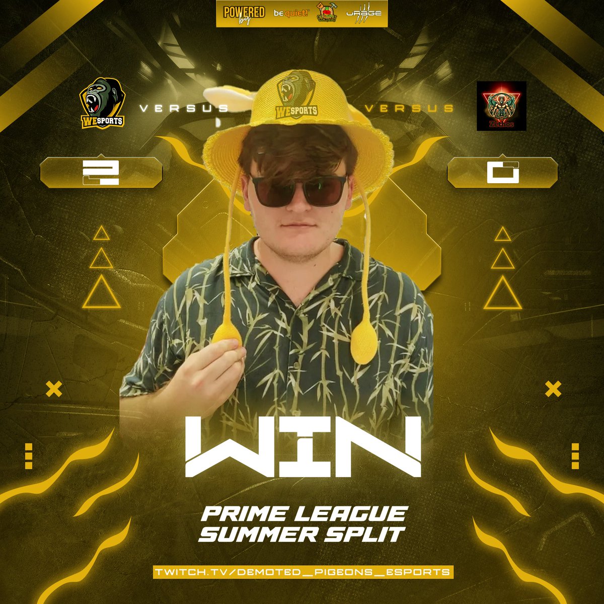 WeSports - League of Legends (@wesports_lol) on Twitter photo 🟡WIN⚫️
2-0 vs. ZTO
GGWP✌️ - Shoutout and Thanks to <a href="/demoted_pigeons/">Demoted Pigeons Esports</a> for the great cast once again🤩
#LeagueOfLegends #WeSFamily #WeSWIN 🟡WIN⚫️
2-0 vs. ZTO
GGWP✌️ - Shoutout and Thanks to <a href="/demoted_pigeons/">Demoted Pigeons Esports</a> for the great cast once again🤩
#LeagueOfLegends #WeSFamily #WeSWIN