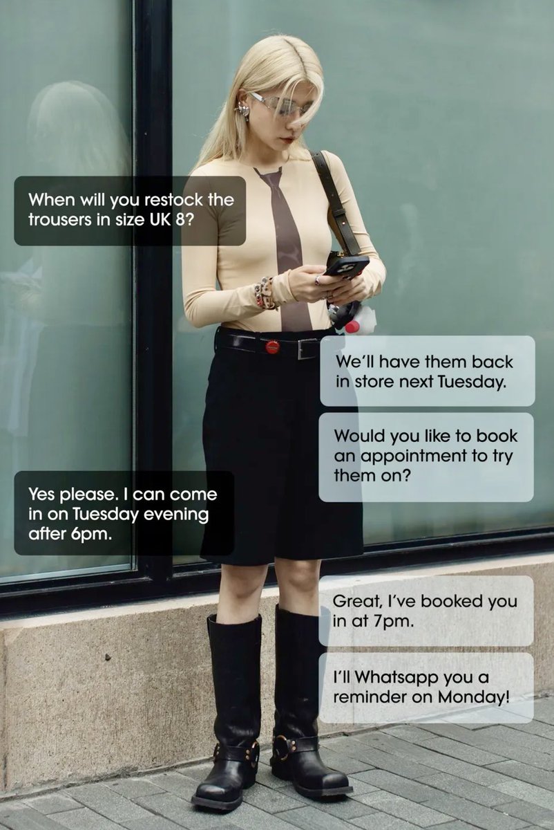 [Fashion’s Take on AgenticAI]

👛 What’s agentic AI and what should brands know about it?

LVMH says it’s building AI agents to help give customers a more luxury experience. What does the latest tech obsession mean for fashion?

#AI #AiAgents #LVMH #Fashiontech