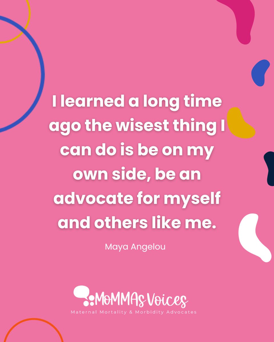 At MoMMAs Voices, we believe in the power of lived experience. We’re proud to stand alongside the incredible Patient Family Partners who continue to speak out and show up—not just for themselves, but for communities across the country.

#MaternalHealthMatters #MayaAngelou