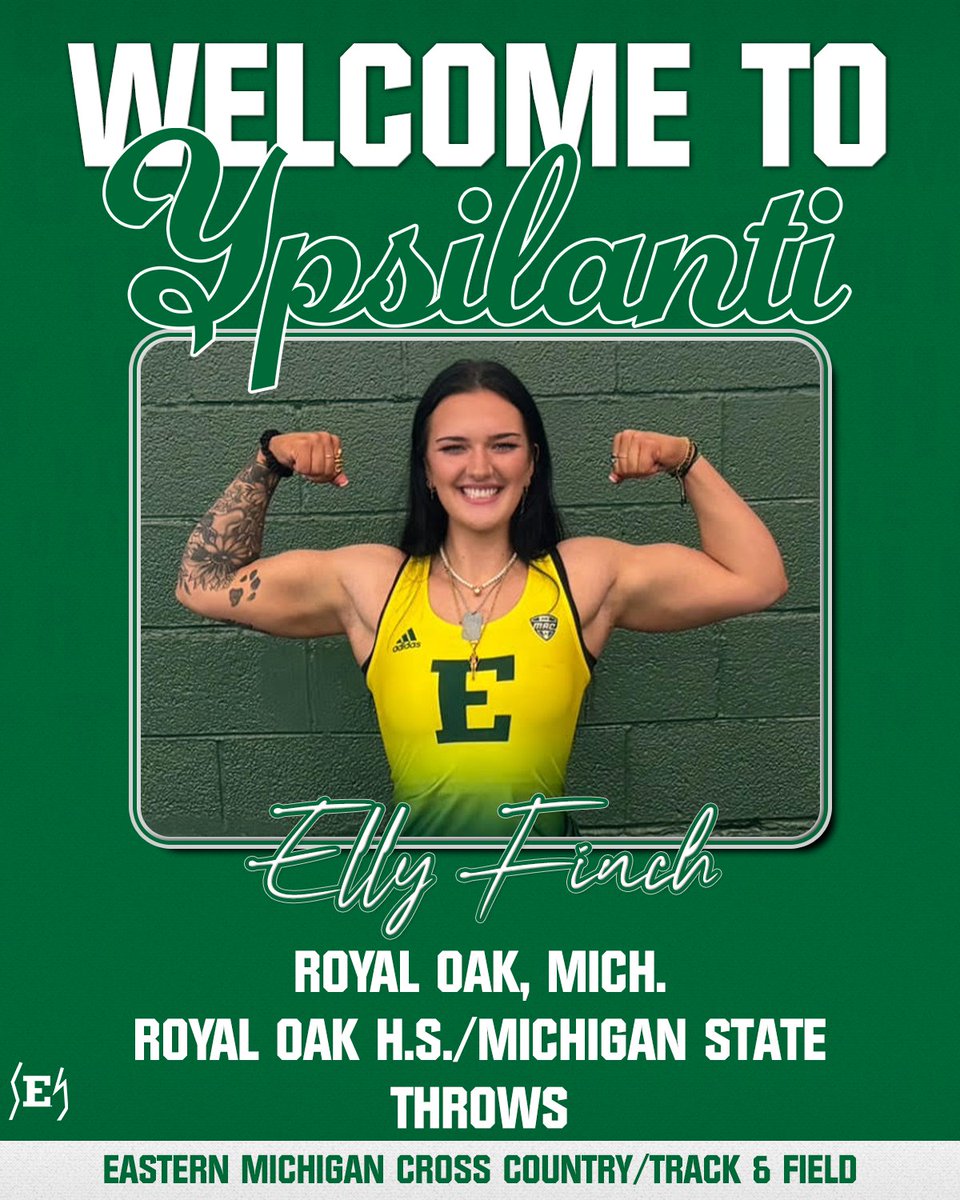 Welcoming Elly!👏💪

#EMUEagles | #ChampionsBuiltHere🥇