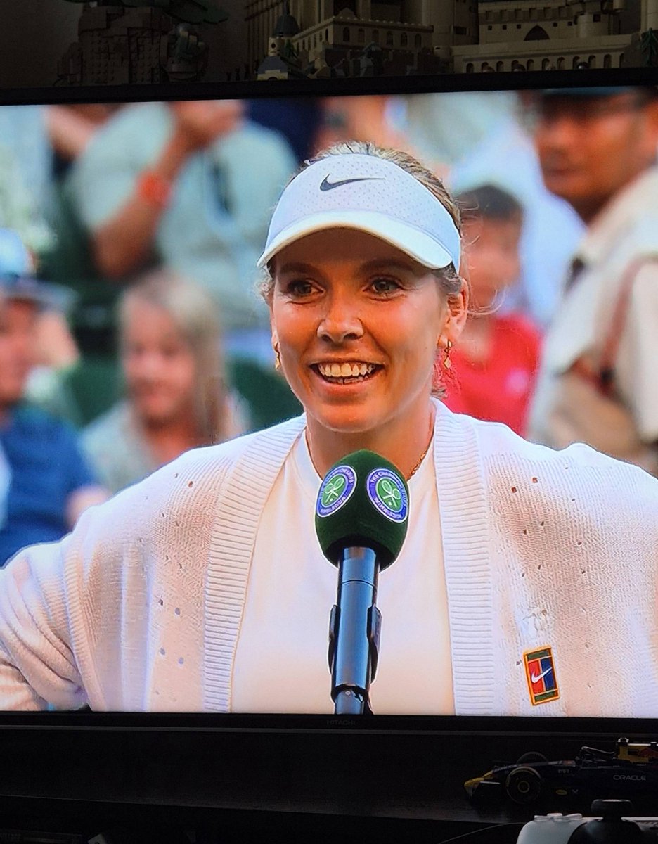 Through the first round of #Wimbledon and beating the 9th seed in the process is Leicestershire's own Katie Boulter! Congratulations!

#tennis #Leicestershire