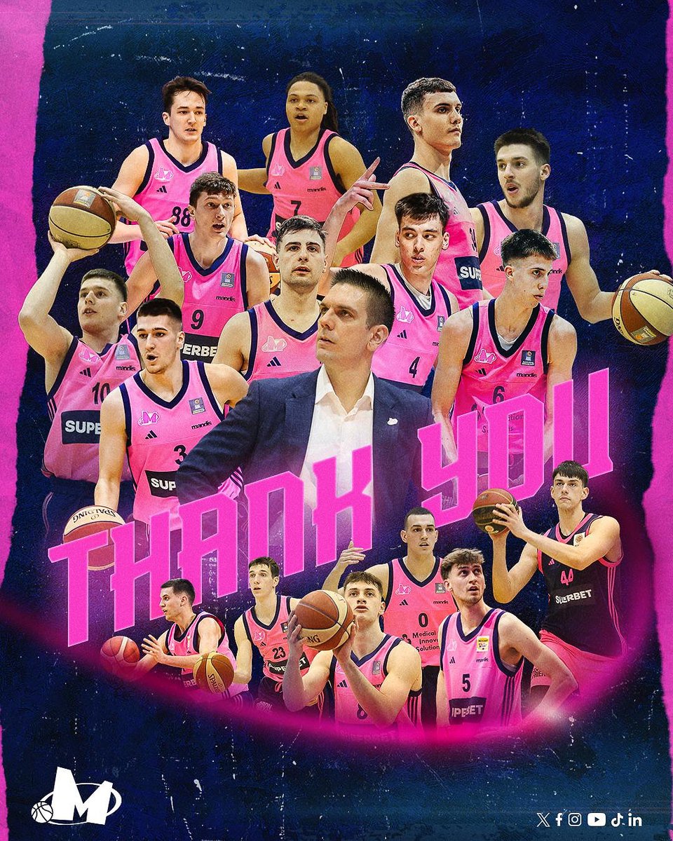 KKMegaBasket's tweet image. 𝗠𝗘𝗚𝗔 𝗜𝗭𝗡𝗔𝗗 𝗦𝗩𝗘𝗚𝗔 🩷
Thank you all for everything! 🙌🏻
See you again 🥹
#MegaSuperbet #malivelikiklub #megaiznadsvega