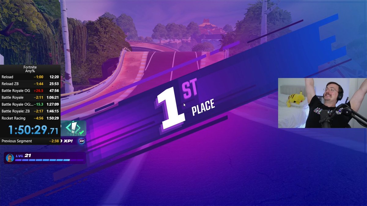 It may have taken 104 attempts and 3 weeks, but I beat <a href="/ZetFarYT/">ZetFar</a>'s Fortnite Speedrun World Record.

Video out now.