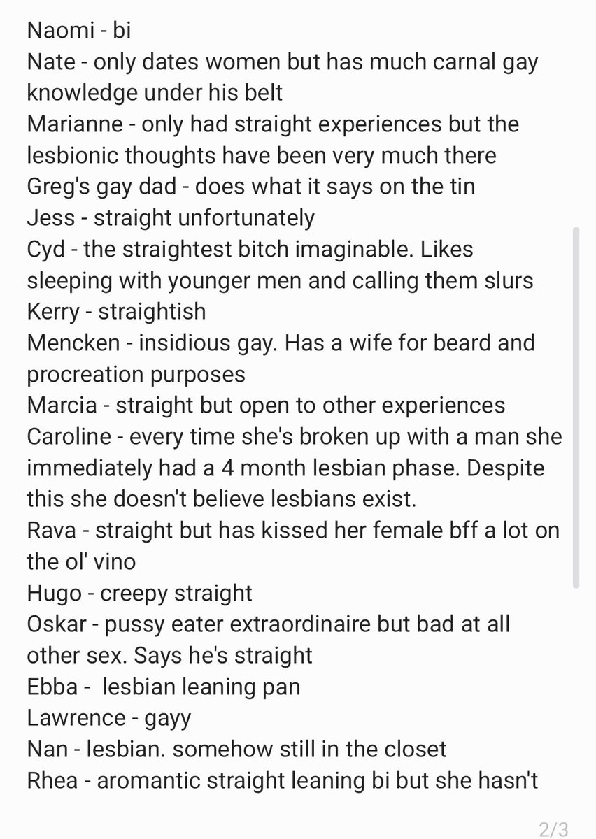 rubyduck_'s tweet image. In honor of the last day of pride month here's my headcanon succession character sexualities that's been sitting in my phone notes