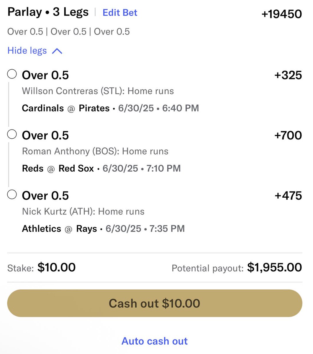bbrownDTP's tweet image. 💣 Weak Spot Dinger Lay

🔗: ma.betmgm.com/en/sports/shar…

📊 Provided by @PropFinderApp

🎟️ Save 30% on any plan with code “BBROWNDTP”