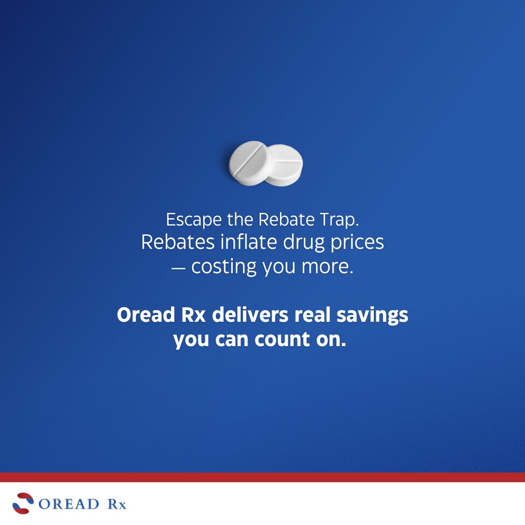 OreadRx's tweet image. #RebatesHideTrueCost #LowestNetCostWins #OreadRxDifference