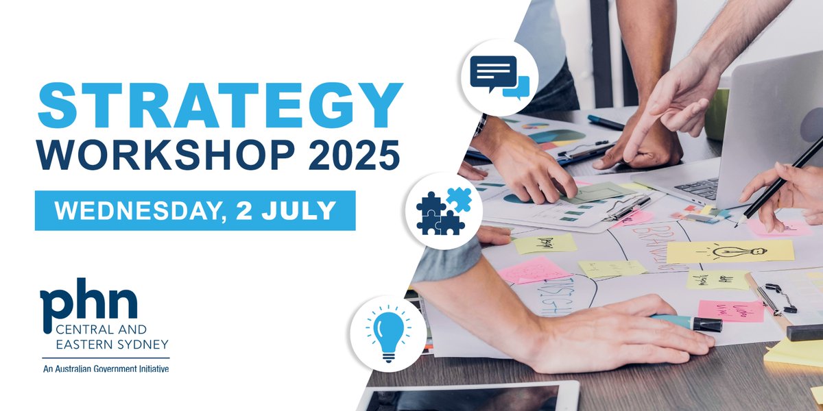 If you have registered for CESPHN’s Strategy Workshop this Wednesday 2 July, please note that due to the predicted weather event, we have moved the event online. An invite to the Zoom meeting has been sent to your email. The email is titled 'CESPHN Strategy Day Confirmation'.