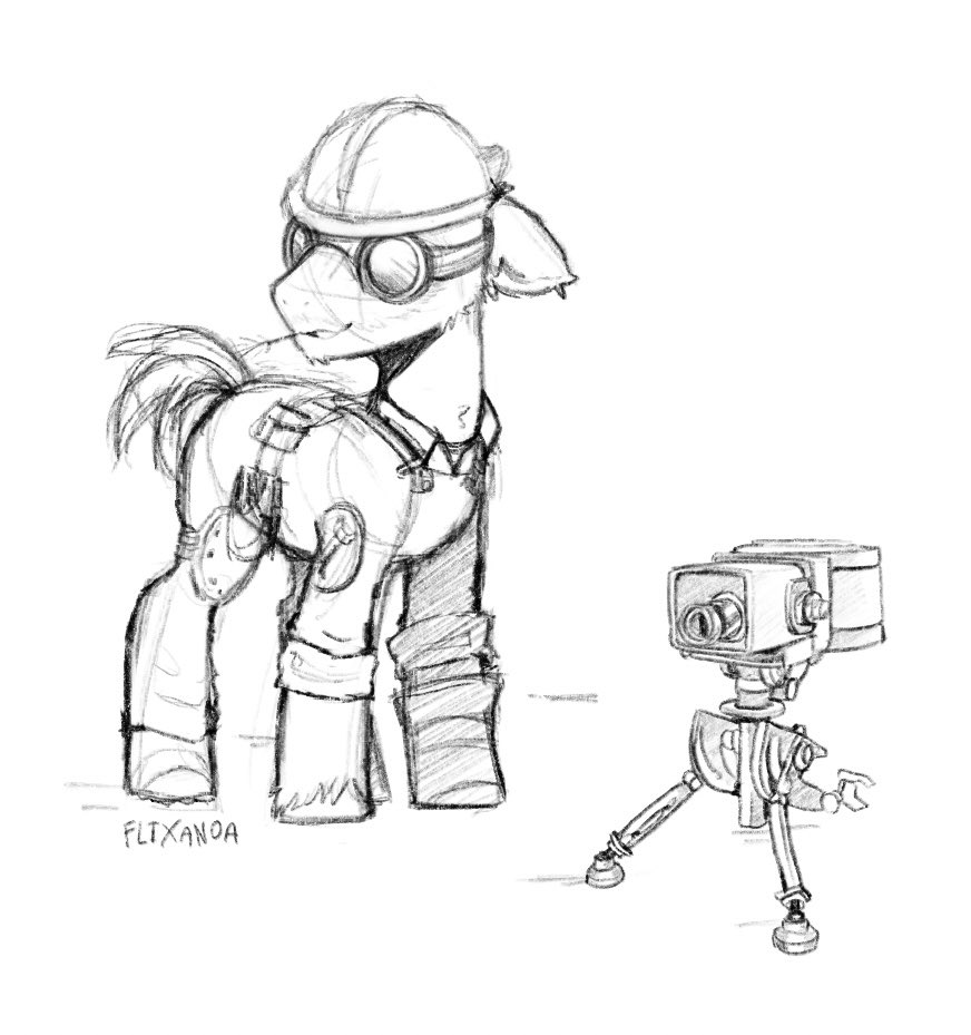 Doodled a Tf2 Engineer pone inbetween commissions