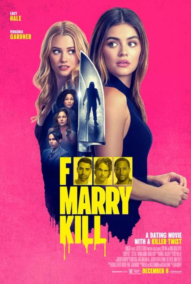 Moheetoe's tweet photo. As a serial killer targets women on dating apps a true crime junkie must figure out which of her three dates is an F-boy, marriage material or is trying to kill her.

#NowWatching 

#FMarryKill https://t.co/SQJ5DVPGzh