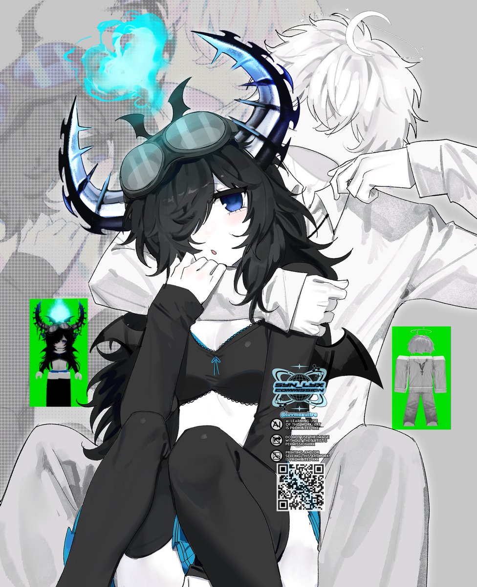 syn_lyx's tweet image. commission for 2o
🩵 #robloxart