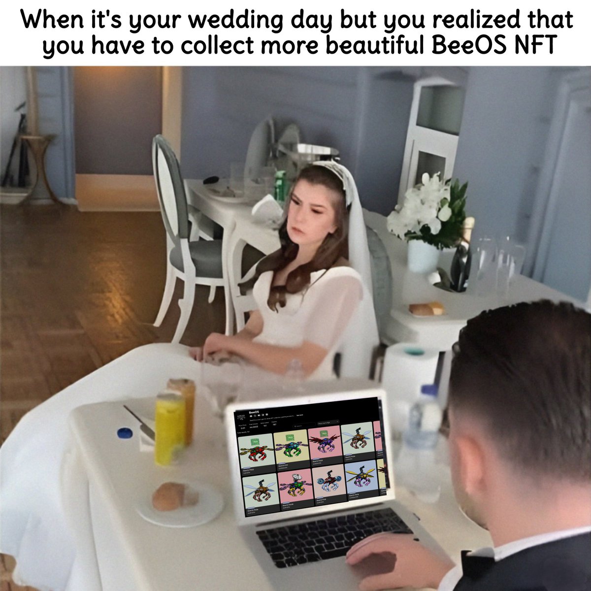 My meme entry <a href="/Arenaweb3/">ArenaVS</a> &amp; <a href="/beeos_arenavs/">BeeOS</a>
Need to bags more BeeOS Nft

#MemeContest