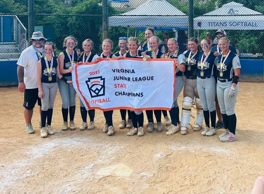 Congratulations to the Rye Cove/Lee Junior League team on winning the Virginia STATE Championship!!