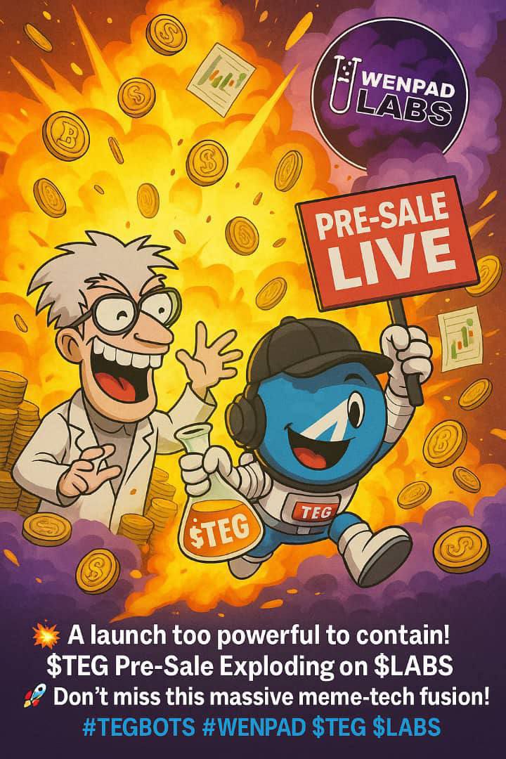 PrinceSatosh's tweet photo. No FOMO here. Did the research, made the move 

$TEG presale = handled 

#tegbot #wenpad #presale https://t.co/c7VzGRt9DA