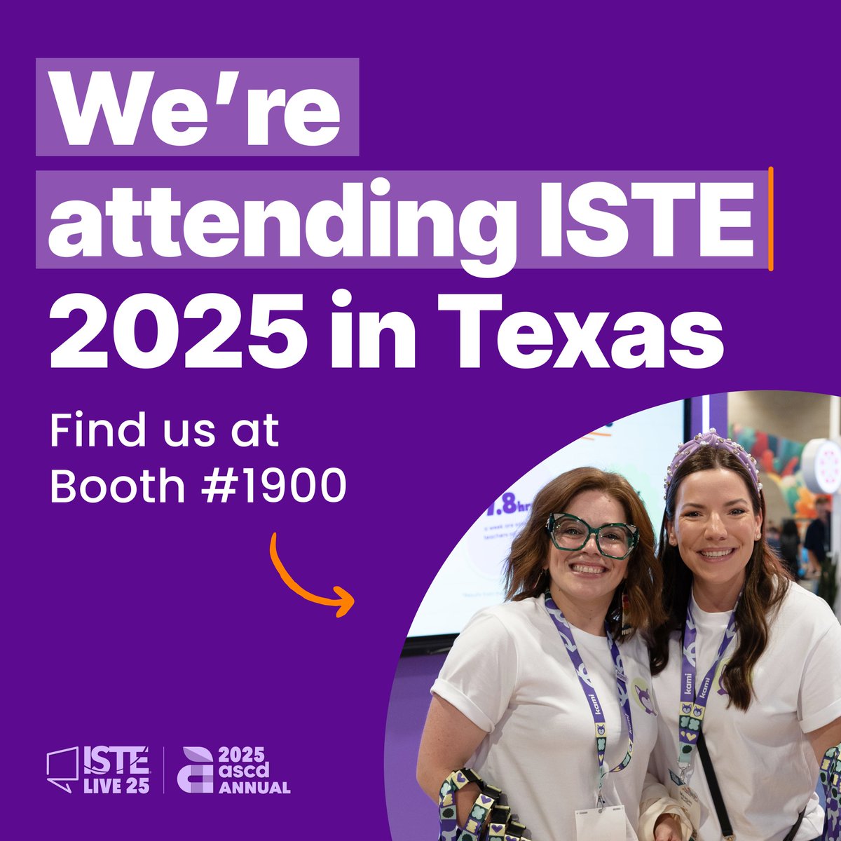 The energy at #ISTE2025 is electric! ✨ Stop by Kami's Booth #1900 (main entrance) for hands-on demos and sessions packed with human-centered ideas, including sessions on accessibility breakthroughs and purposeful AI. I wish I were there, but you can be!