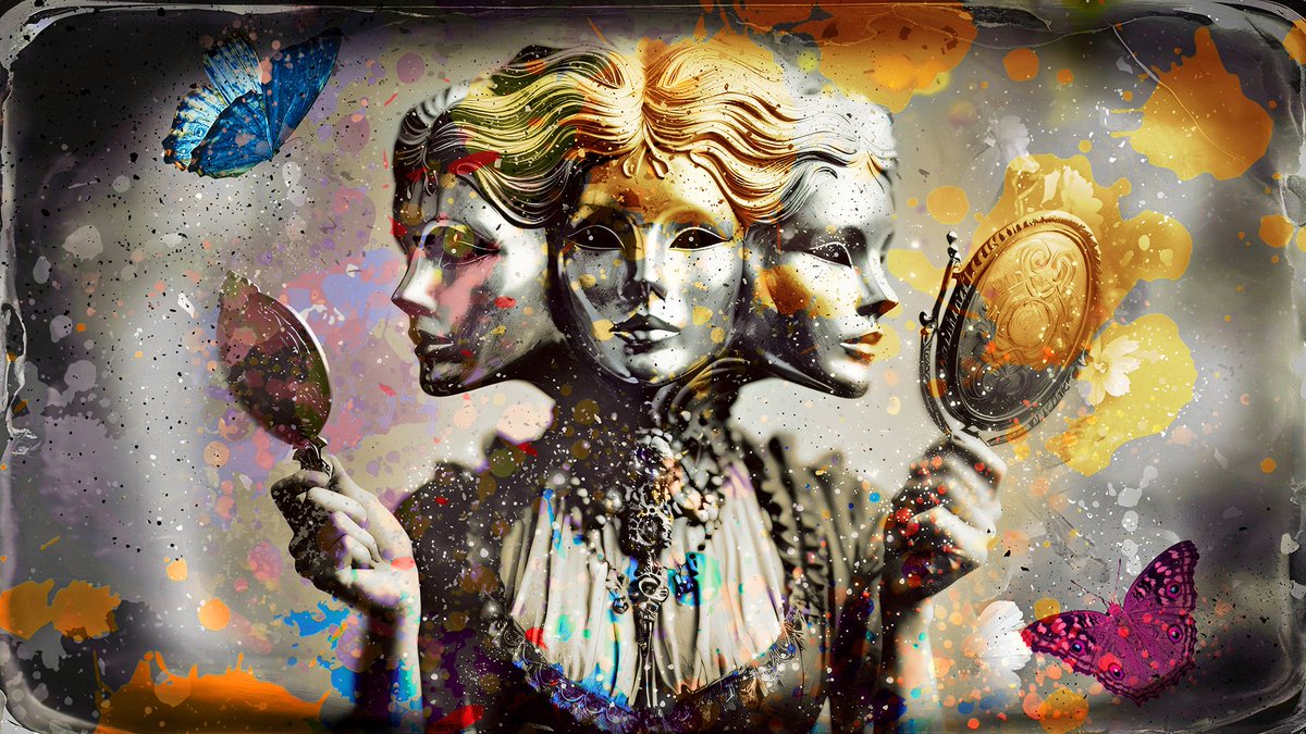 NTavallaee's tweet image. Happy #TEZOSTUESDAY
❤️
&quot;Mirrors&quot; is part of 
&quot;Digital Vision Gallery&quot;.
This work was showcased in
NY, made possible by the wonderful
@OneLoveArtDAO 
@Jeni_Pepen
@Chazwesley99
Thank you, my dear @hamidehhos 
for curating my work for this exhibition.
#digitalvision
❤️
1/1  45 $xtx