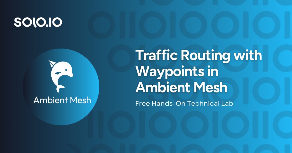 Streamline your service traffic! Learn:
✅ How mTLS boosts metrics &amp; control
✅ L7 routing with waypoint proxies
✅ Service traffic visualization via Gloo Mesh

Free lab here: solo.io/resources/lab/…

#TechTraining #CloudComputing #Istio