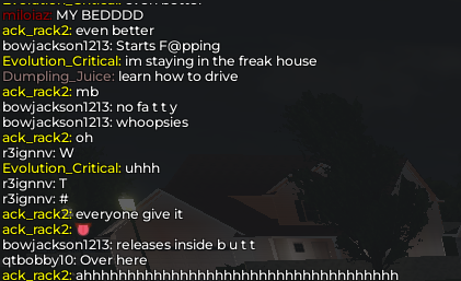 QrankyYt's tweet photo. Joined a “car meet party” in the Roblox game Greenville—it turned into straight-up sexual behavior and online dating.
This is supposed to be a game for kids. Where the hell is your moderation, @Roblox? I got more screenshots. Do better. #Roblox #ModerationFail #childendangerment https://t.co/5jUYGcjTHx