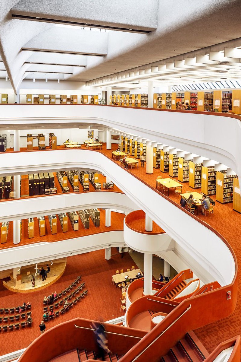 Toronto Reference Library designed by Canadian architect Raymond Moriyama (1977)