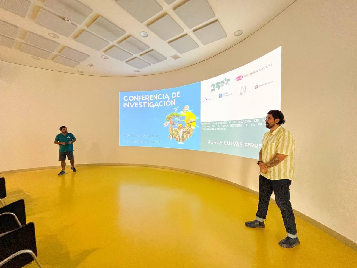 cicej_'s tweet photo. Nuestro Colegiado el Mtro. Jorge Cuevas (@jcferrel), se encuentra en su estancia académica visitando el Instituto de Hidráulica Ambiental (@IHCantabria) de la Universidad de Cantabria (@unican).

Tuvo la oportunidad de participar en el ciclo de conferencias de investigación por el 25 aniversario del CITEEC (@CITEEC_udc), vinculada al Grupo de Enxeñería da Agua e do Medio Ambiente (GEAMA) por parte de la Universidade da Coruña (@UDC_gal) con el tema de investigación "Análisis y Optimización del Drenaje Urbano en la Ciudad de Guadalajara".

Aplaudimos el esfuerzo de nuestros Colegiados por llevar al gremio y sus investigaciones a nuevos espacios internacionales.

#UnColegioQueFortaleceAJalisco