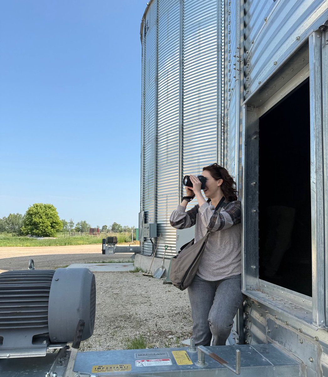 Last week, the Canadian Grain Commission stopped by our farm to snap some stock photos. They caught Rick loading the Super B with wheat in the yard. Always happy to share what we do! 🌾📸 #CdnAg #AllSmiles <a href="/Grain_Canada/">Canadian Grain Commission</a>