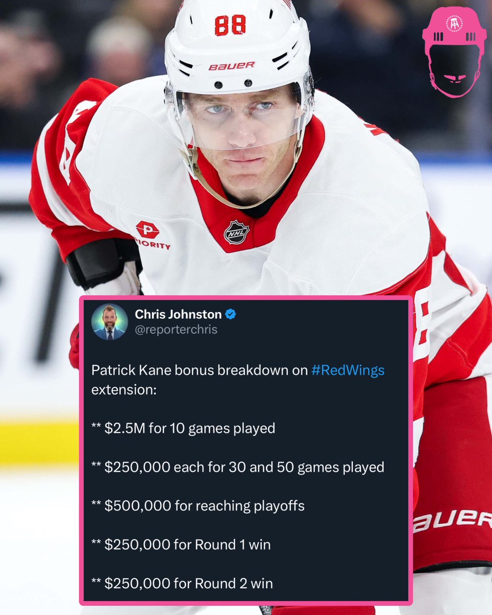 spittinchiclets's tweet photo. It’s still Showtime in Detroit!

Pat Kane signs a one year extension with the Red Wings ✍️ https://t.co/yWML6Q2lfT
