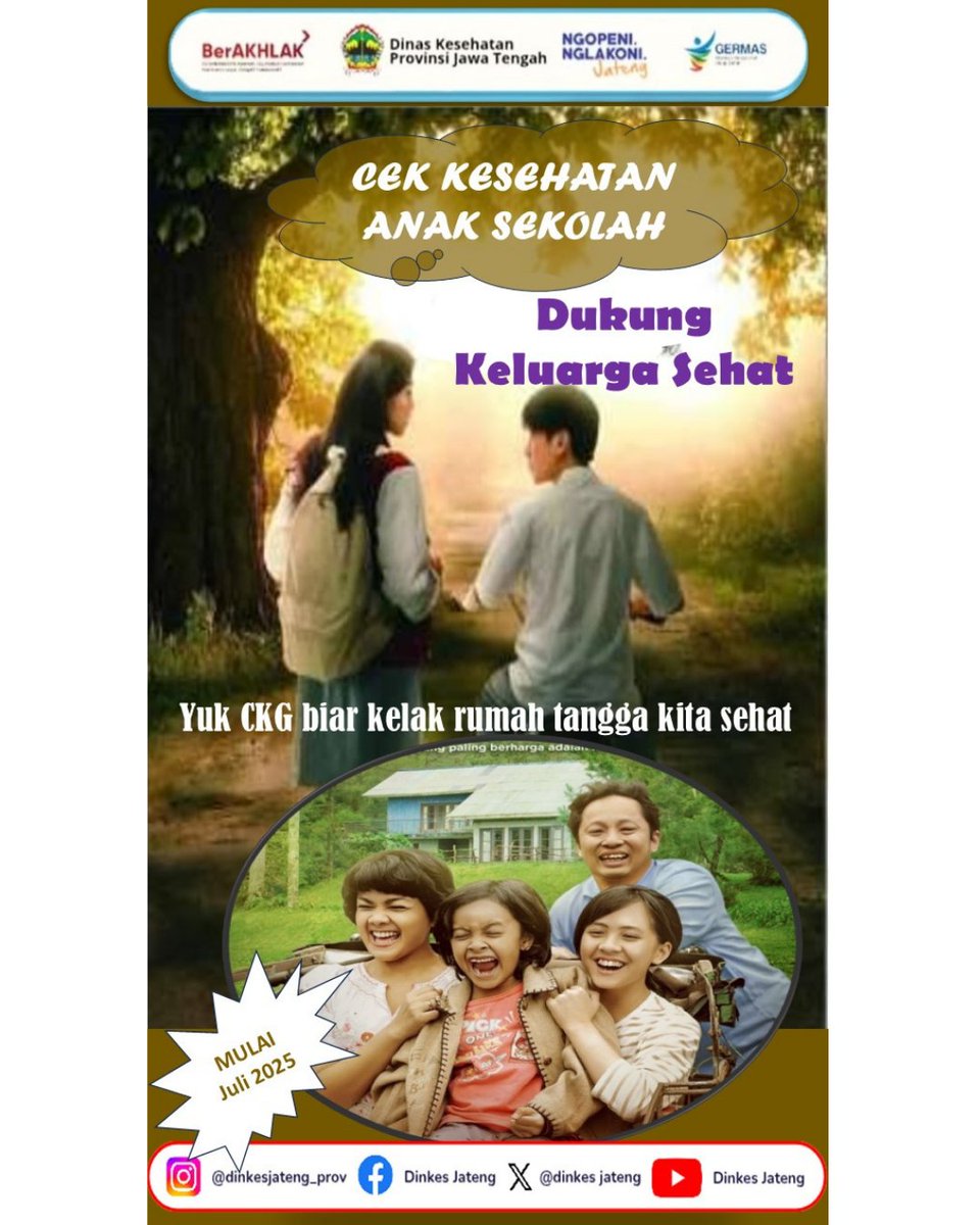 Promkes Dinkes Jateng tweet media