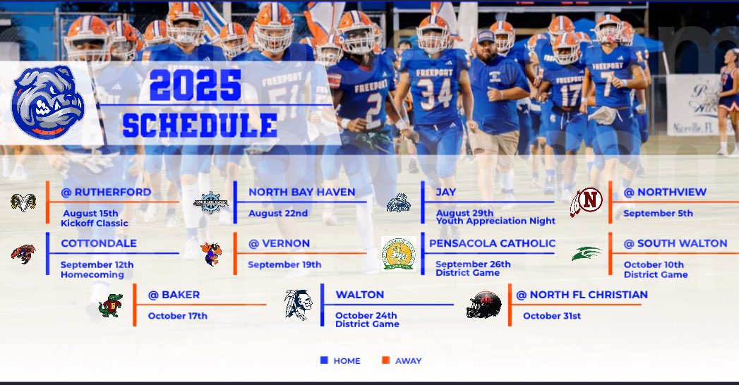 Shaun Arntz (@shaunarntz) on Twitter photo 🚨 Schedule Update 🚨 <a href="/FHSBulldogsFB/">Freeport Bulldogs Football</a> will play at <a href="/NFC_Football/">NFC_Football</a> week 11 <a href="/FlaHSFootball/">FloridaHSFootball.com</a> <a href="/IrishBill63/">Irish Bill 🎙</a> <a href="/TDOnline/">Tallahassee Democrat</a> <a href="/AlisonPosey14/">Alison Posey</a> <a href="/SethSnwfdn/">Seth Stringer</a> 🚨 Schedule Update 🚨 <a href="/FHSBulldogsFB/">Freeport Bulldogs Football</a> will play at <a href="/NFC_Football/">NFC_Football</a> week 11 <a href="/FlaHSFootball/">FloridaHSFootball.com</a> <a href="/IrishBill63/">Irish Bill 🎙</a> <a href="/TDOnline/">Tallahassee Democrat</a> <a href="/AlisonPosey14/">Alison Posey</a> <a href="/SethSnwfdn/">Seth Stringer</a>