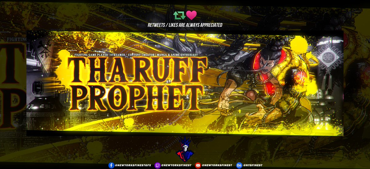 Jamie header for <a href="/tharuffprophet/">Dream Big</a> 
HD: ibb.co/5W70QFgd
Portfolio: behance.net/nysfinest
#StreetFighter6