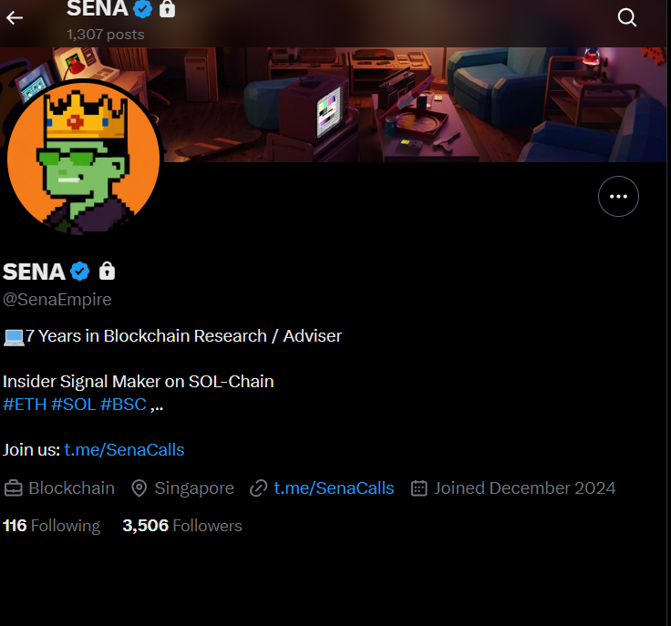 sascrypt's tweet photo. he is a scammer be aware with it he will took money by capital growth and kols project then he just gone and block you so dont put your hard money ..i have a proof of it and i will make a video soon
#senaempire #senacalls #callersena @SenaEmpire https://t.co/lVFE1yg3Bg