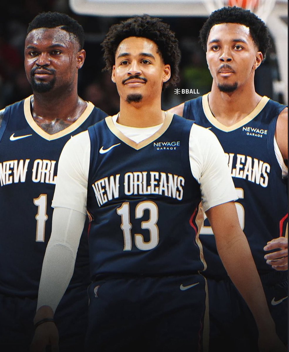 pelicansethan's tweet photo. New Orleans Pelicans Projected Rotation:

PG -Poole, Fears, Alvarado, (DJM IR)
SG - Herb, Hawkins, Reeves
SF - Trey Murphy, Bey, Pavey
PF - Zion, Queen, Matkovic
C - Missi, Looney, Dickinson*

Two Way * https://t.co/JsMzDIdCLU