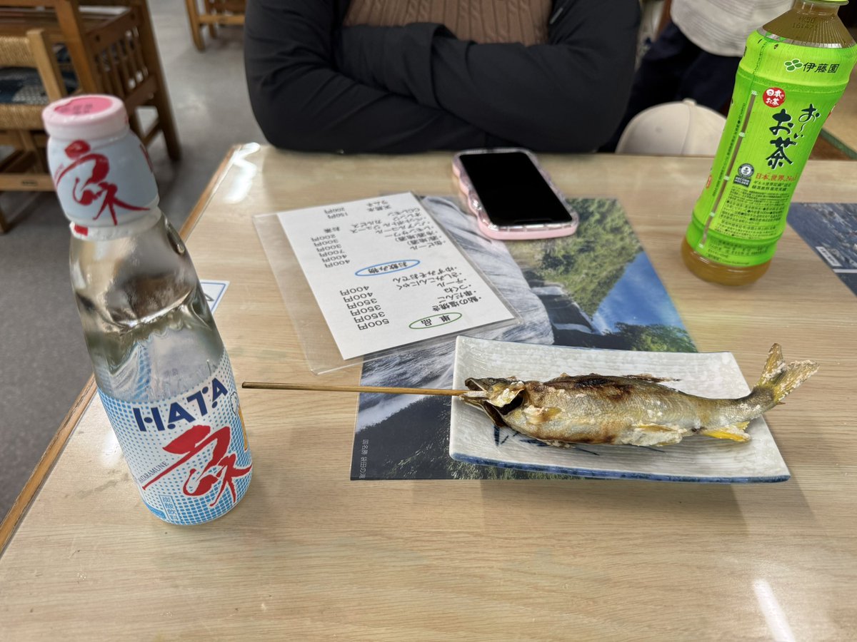 binbou_FD3S's tweet image. 袋田の滝✨✨✨✨✨

鮎好きには堪らない…鮎だらけ🐟💕