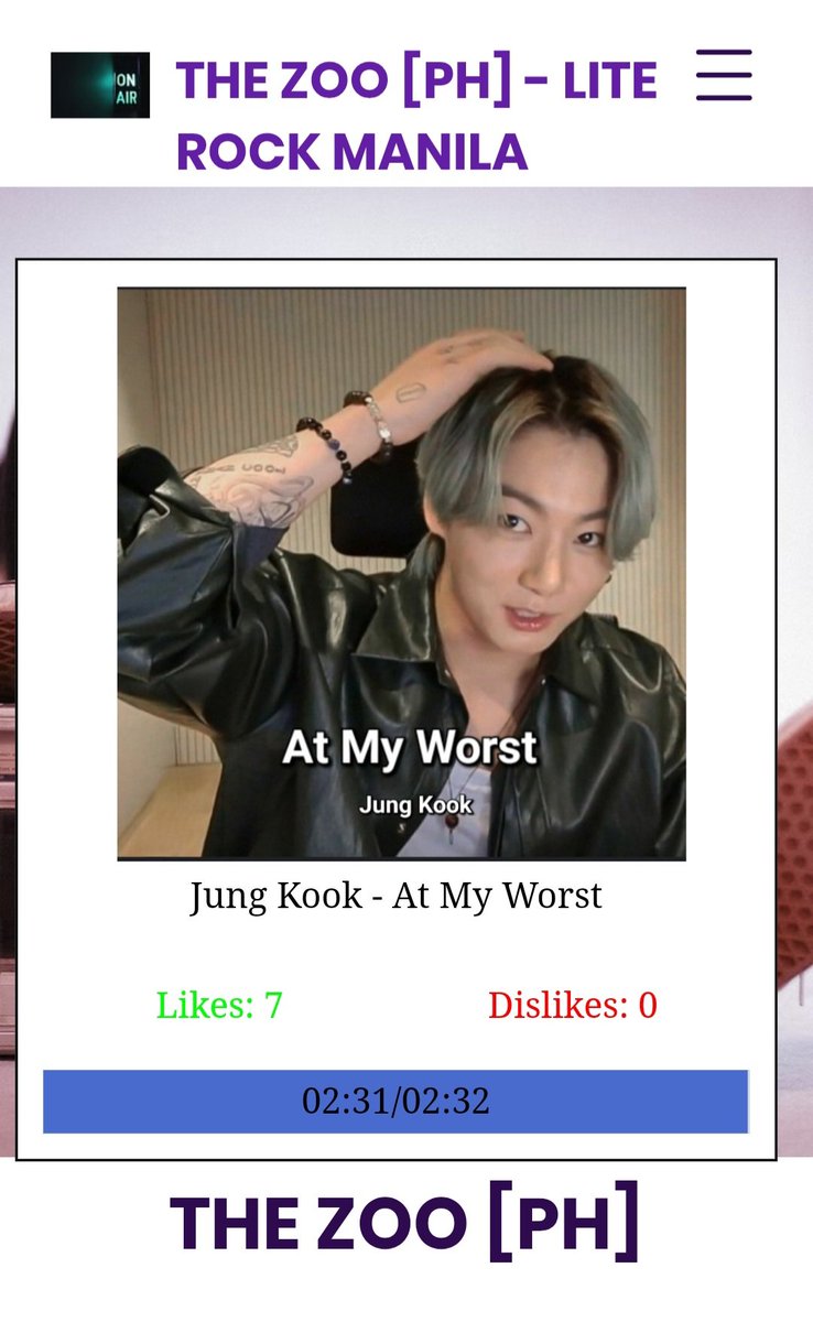 TaeKook_Radio's tweet photo. Thank you @dzooradio for playing all these amazing songs by  #JUNGKOOK this evening. 

#Seven Alexander Pan #Latto
#AtMyWorst Cover 
#LostStars Cover 

#TKRadio ✨️💜💚🫶🤝 https://t.co/FfwokTEK5I