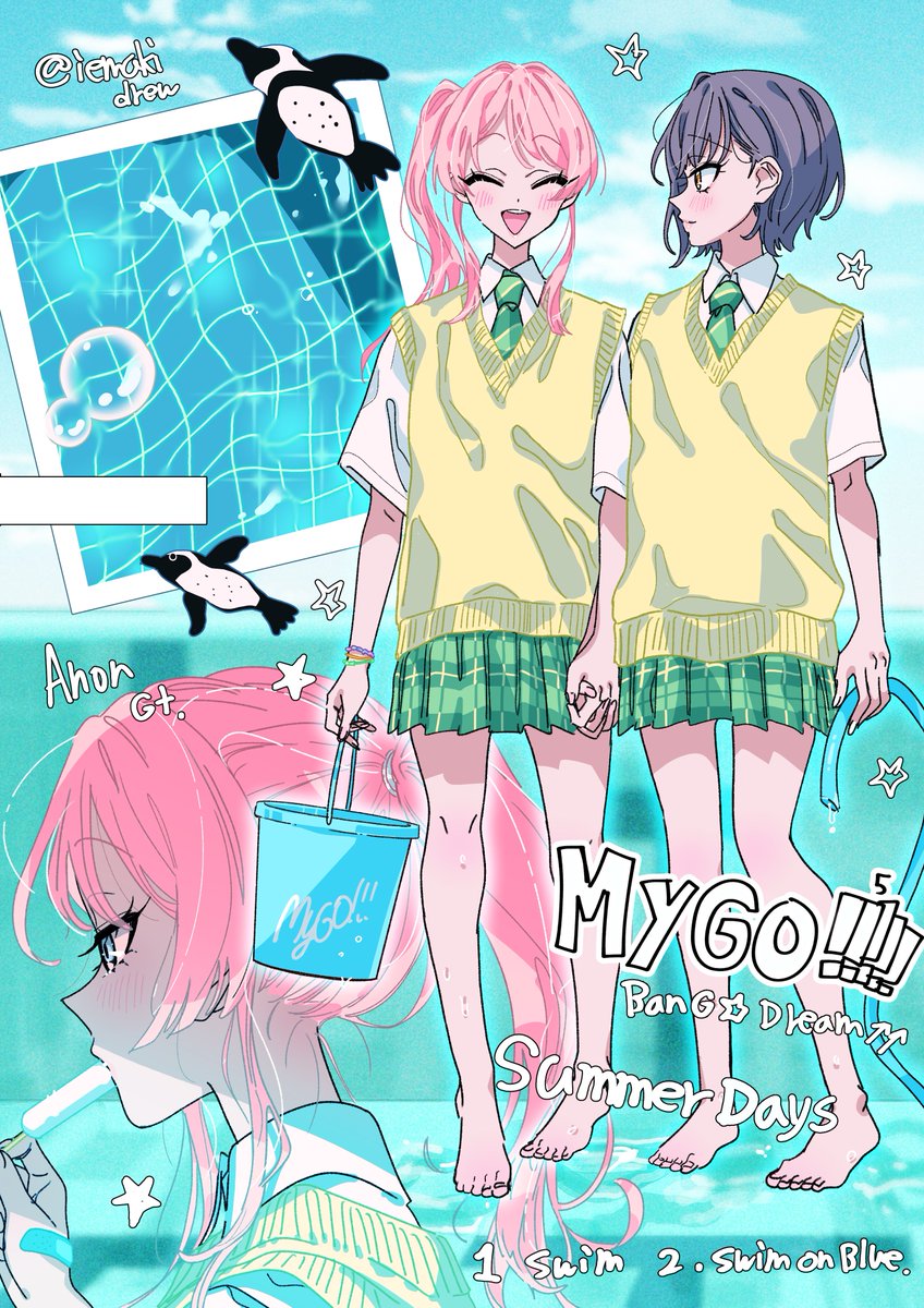 𝐻𝑒𝑙𝑙𝑜! 𝑆𝑈𝑀𝑀𝐸𝑅.。o○🫧
#MyGO  #bandoriart