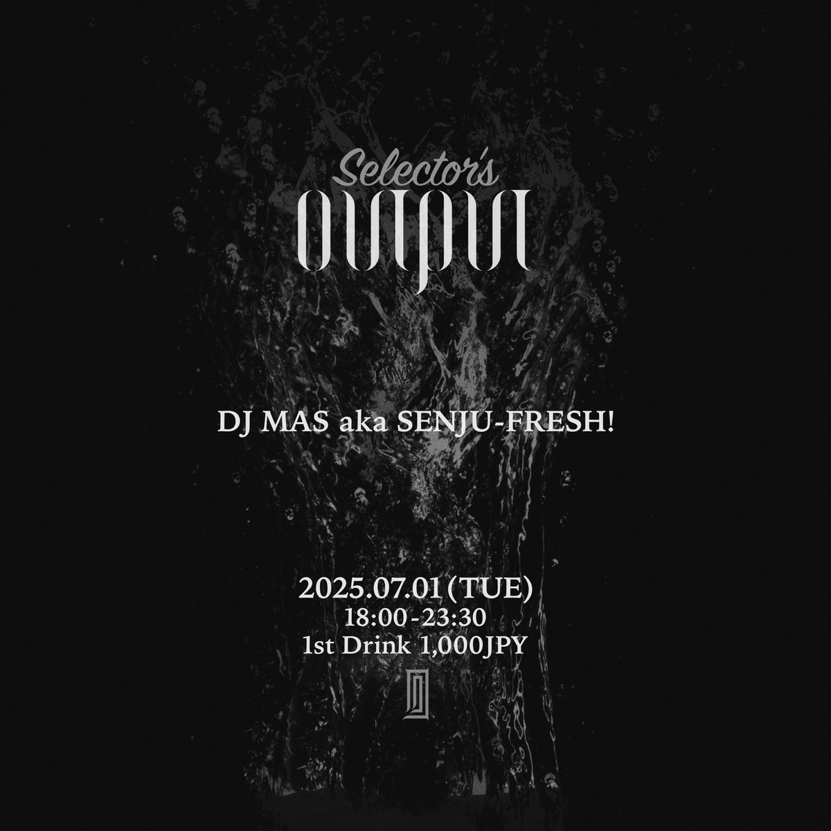 SENJUFRESH's tweet photo. TODAY
#djmasakasenjufresh
#localtuesday
#output
#tokyo https://t.co/QItJnUNdyo