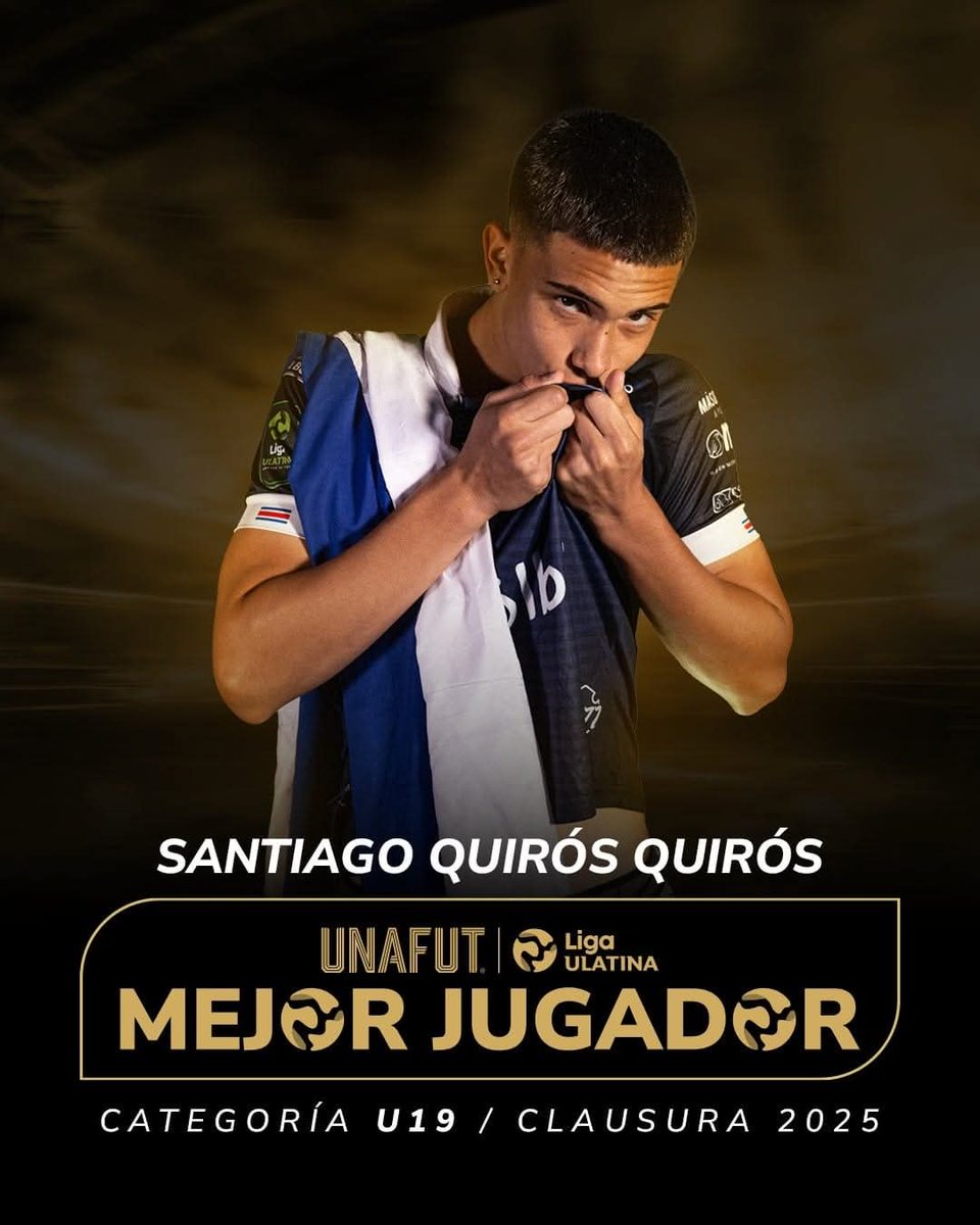 SomosCartagines's tweet photo. Saúl Chavarria (Goleador U17 #AP24 y Goleador U19 #CL25) y Santiago Quirós (Mejor Jugador U19 #CL25) fueron galardonados esta tarde en la gala de premios de la Liga Ulatina.
Muchas felicidades muchachos.
#1CSC #VamosCartagines https://t.co/IcKVWUJPrt