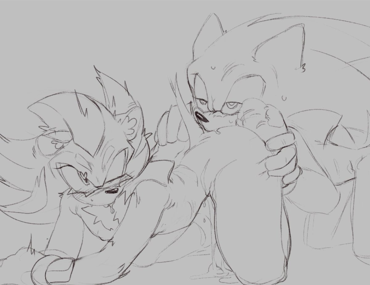 Challenge accepted 💙🖤 #Sonadownsfw #sonadow #sth #SonicTheHedgehog #ShadowTheHedgehog