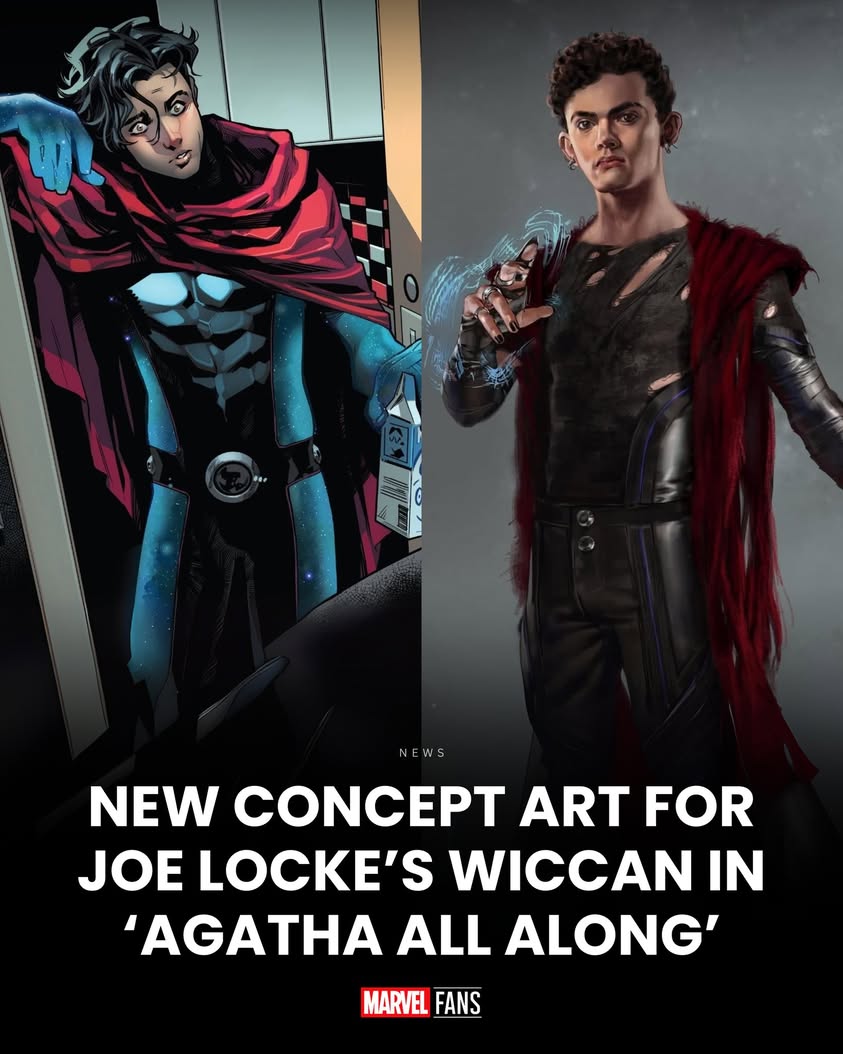 New concept art for Joe Locke’s Wiccan in ‘AGATHA ALL ALONG’ shows off his new look