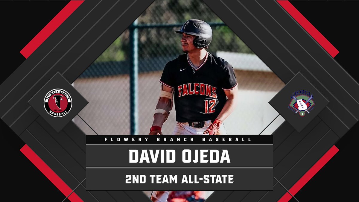 Branch_Baseball's tweet image. Congratulations to @DavidOjeda07 for being named 2nd Team All-State Outfielder by the @gdcbaseball